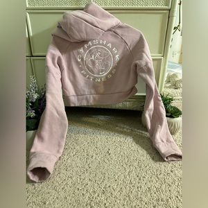 Gymshark: Light Pink Legacy Cropped Jacket